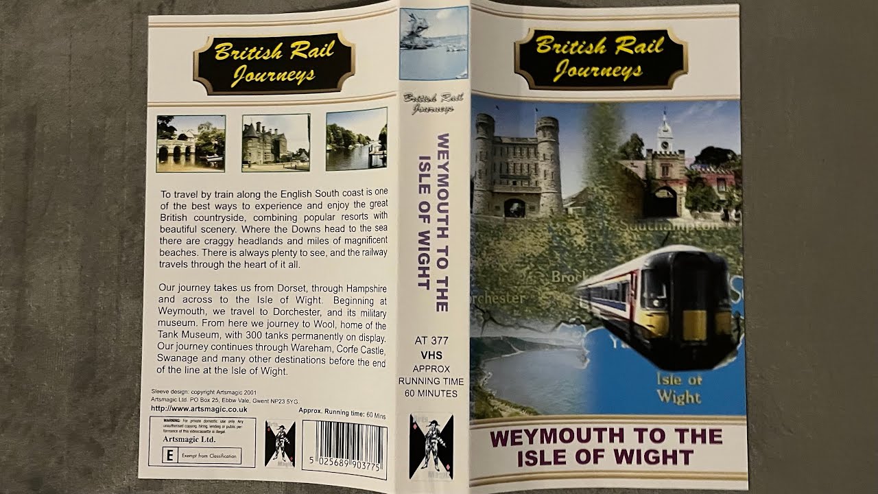 British Railway Journeys: Weymouth to the Isle of Wight (2001 VHS