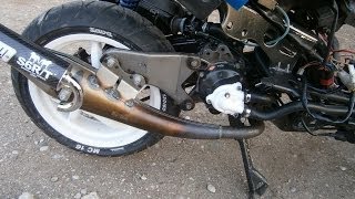Aprilia SR Ditech start after changing the engine block
