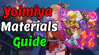Yoimiya Materials Giude