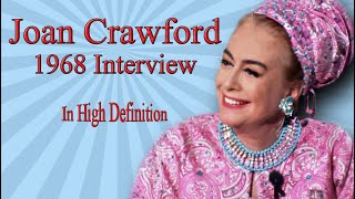 Joan Crawford 1968 Interview | Talks 