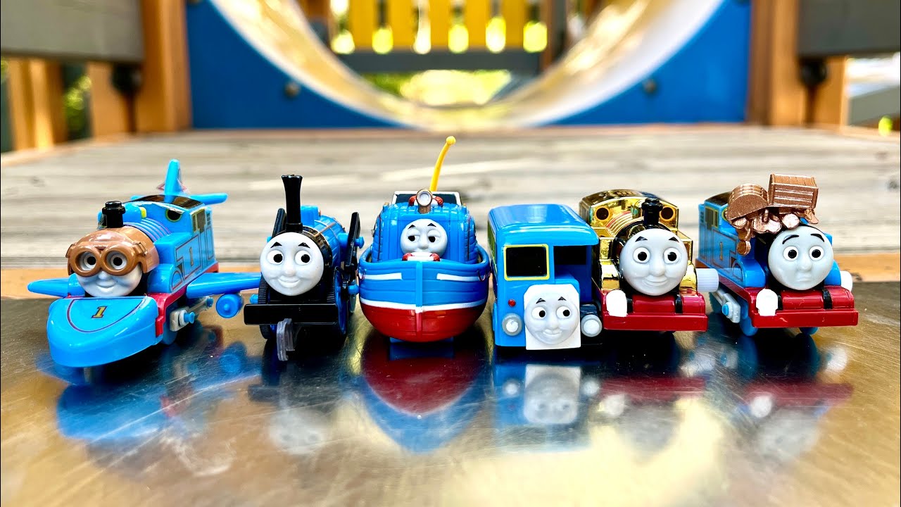 公園でトーマスたちを集めよう！【トーマス】 YouTube