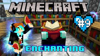Enchanting my pickaxe and my skin - Let’s play Minecraft Episode #9 screenshot 2