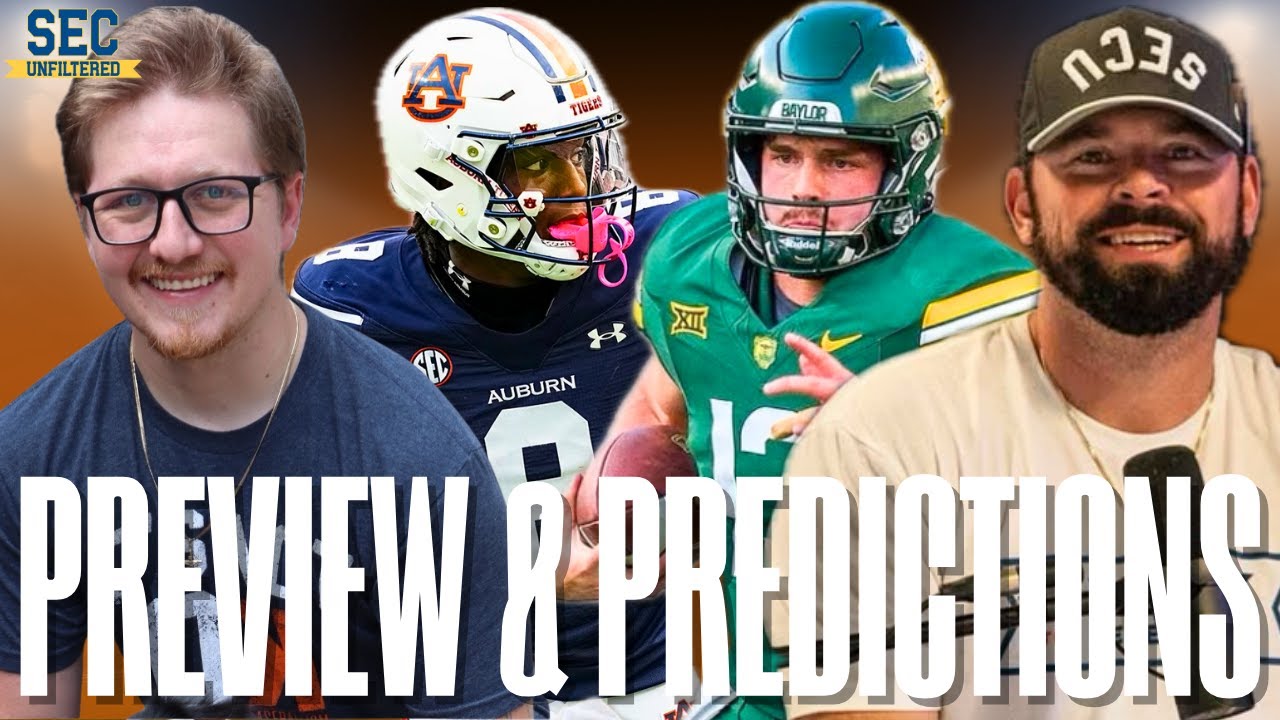 Auburn at Baylor PREVIEW & PREDICTIONS | 2025 SEC Football