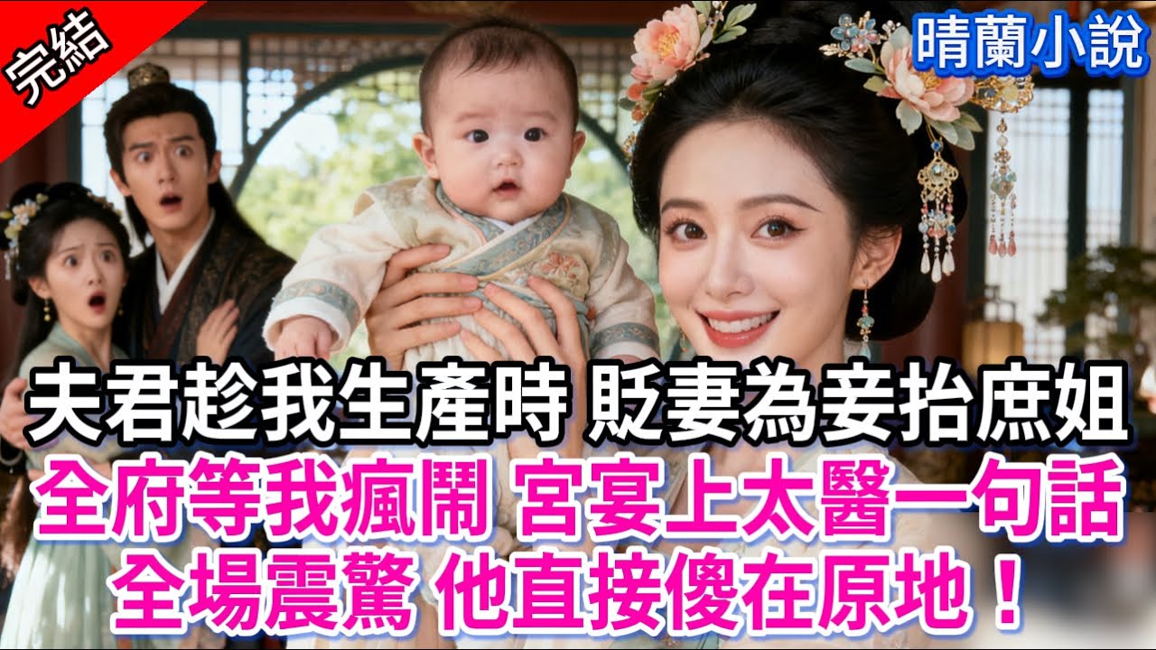 【完結】夫君趁我生產時 貶妻為妾抬庶姐；全府等我瘋鬧 宮宴上太醫一句話，全場震驚 他直接傻在原地！#古言 #完結 #渣男 #綠茶 #小三上位 #大女主 #庶姐 #前妻