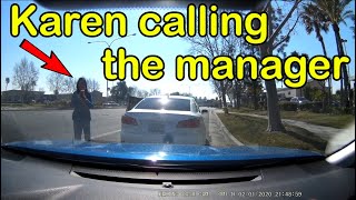 BEST OF Karen Freakouts | Road Rage, Instant Karma, Bad Drivers, Brake Check, Car Crash on Dashcam!