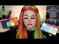 Trying Water Activated Neon & Pastel Eyeliner Palettes!