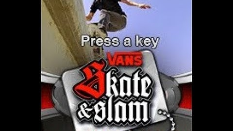 Vans Skate and Slam feat. Geoff Rowley (Java Game - 2004) - Gameloft by: GamesSky