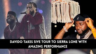 Davido takes 5ive tour to sierra lone with amazing performance 