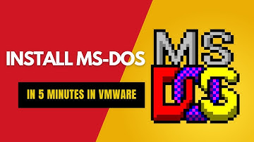 Installing MS-DOS in VMware: The Fastest Method In 5 min