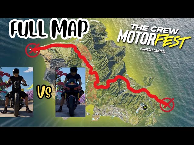 How big is The Crew Motorfest map compared to past games? - Charlie INTEL