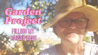 Greek Garden Project: Filling my Raised Beds #greekisland #expatlife #retiredlife #charlesdowding