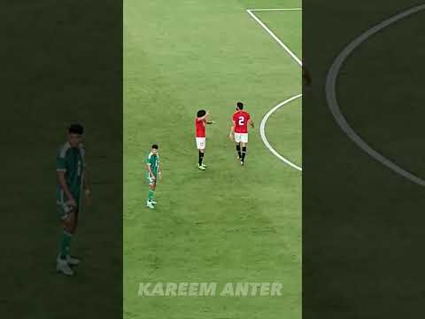 محمد النني افضل لاعب تكتيكي قائد منتخب مصر امام الجزائر