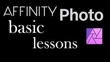 Trailer of the series "Basic lessons for the Affinity Photo"