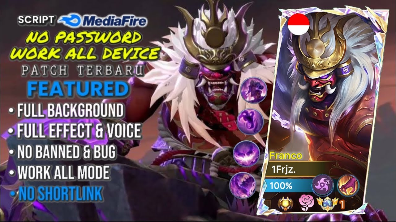 Script Skin Franco Legend New Patch No Password