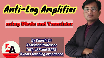 L-25, Antilog (Exponential) Amplifier Explained. Hindi