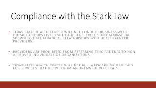 The Physician Self-Referral Law