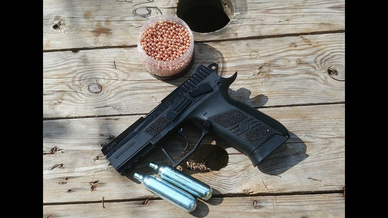 CZ 75 P07 DUTY  I Recenzja pistoletu wiatrówki 4.5 mm BB CO2