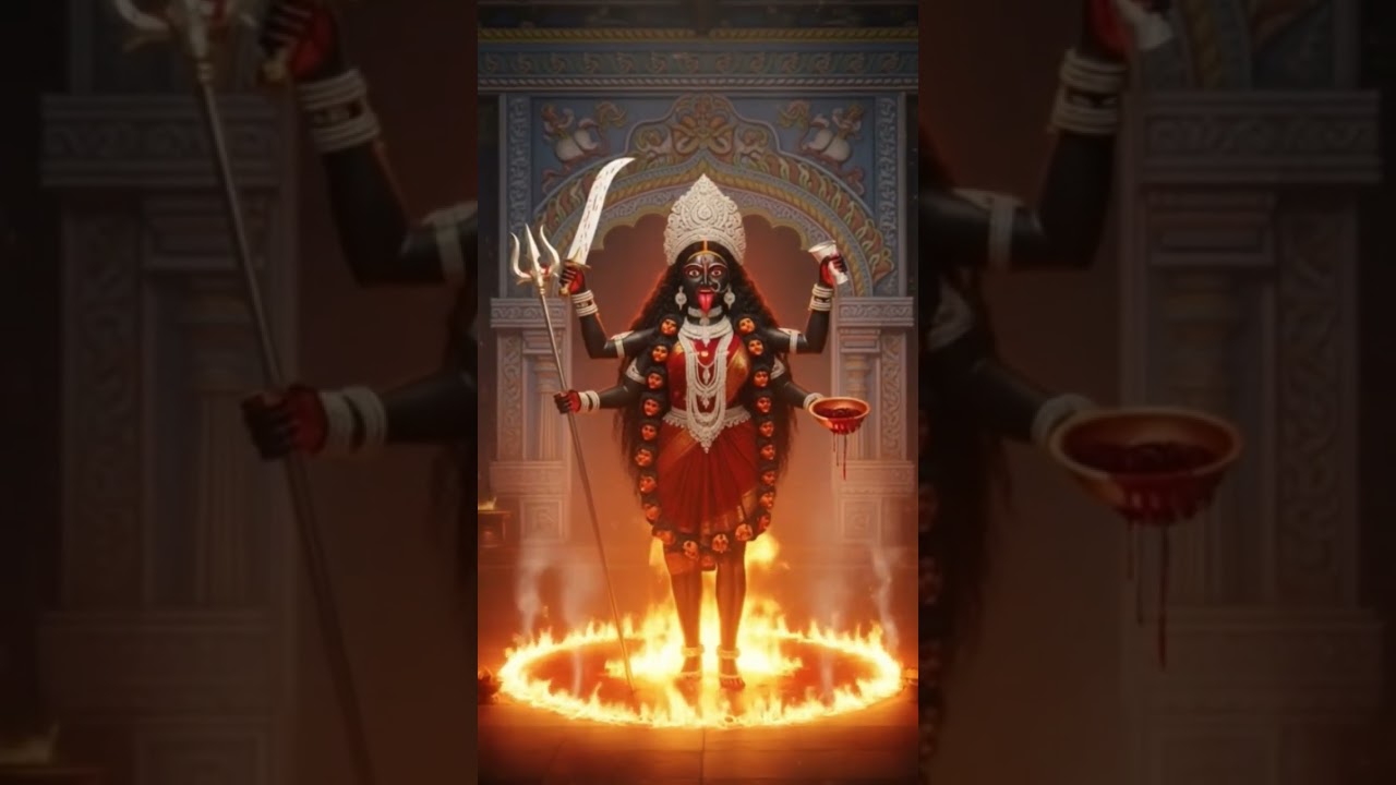 Maa Kali — The Radiant Power of Fire | Divine Energy of Shakti | Jay Maa Kali 🔱---🪷