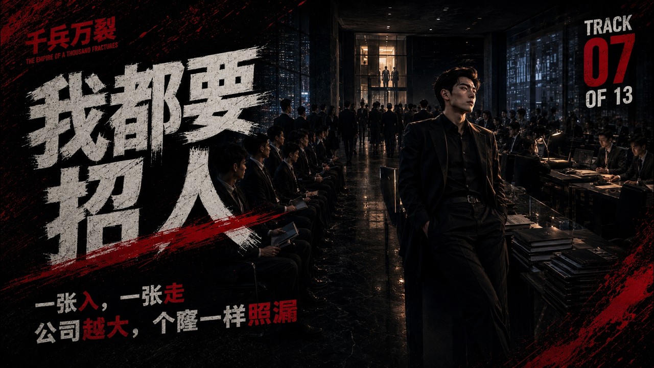 7. 《我都要招人》｜千兵万裂｜公司越大，个窿一样一路漏