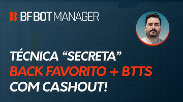 SECRET TECHNIQUE - BACK FAVORITE + BTTS - BF BOT MANAGER!