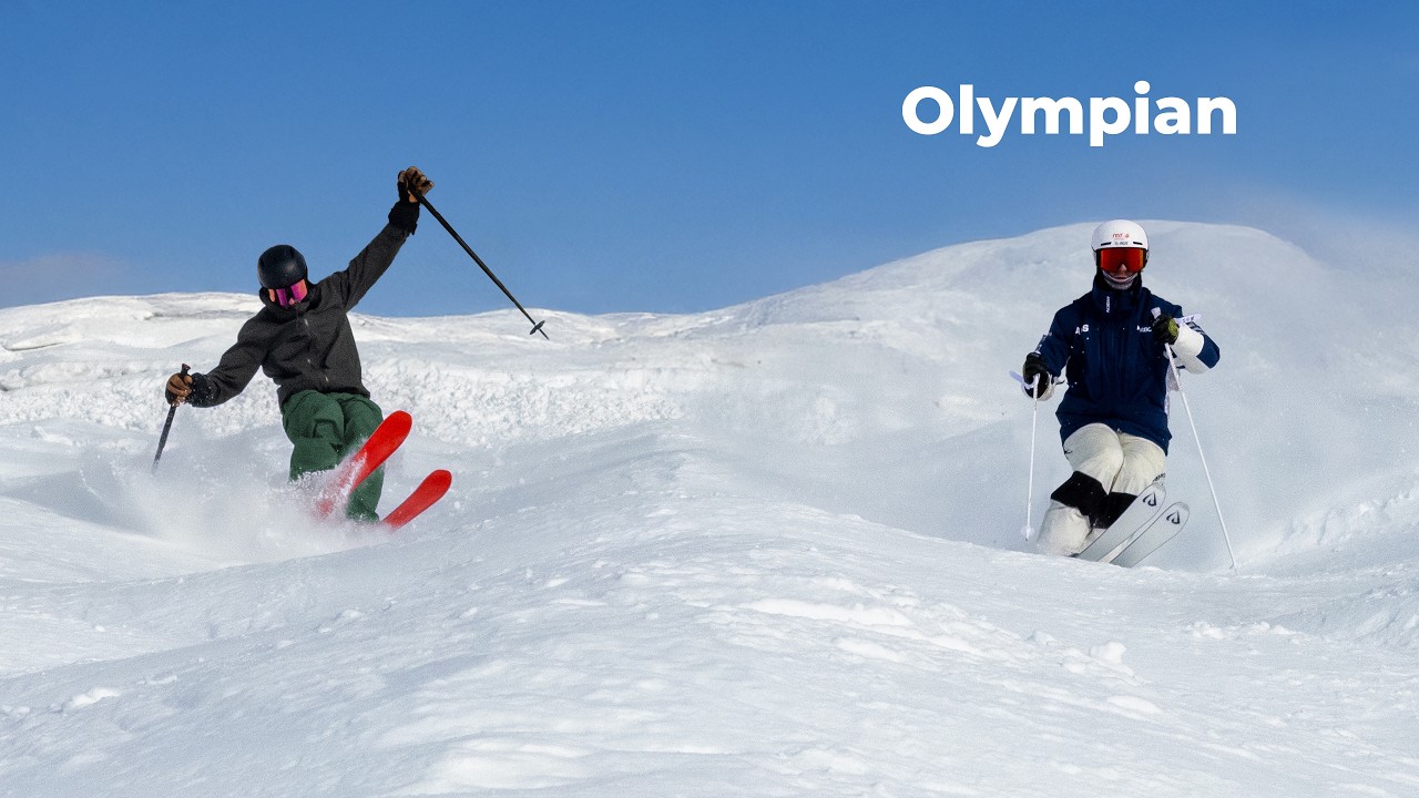 Olympic Silver Medalist Teaches Me Moguls