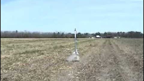 Scratch built model rocket