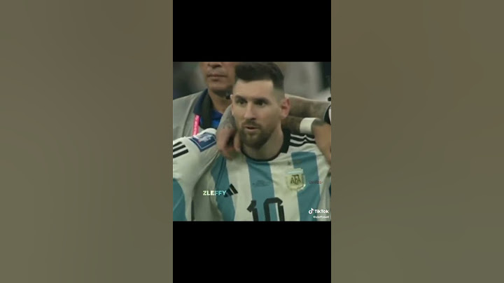 The moment MESSI Realised he won the WorldCup #messi #football #qatar2022 #zleffy