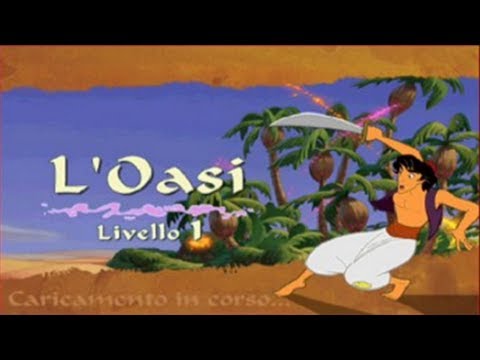 Aladdin e la Vendetta di Nasira - 100% Walkthrough Parte 9 - L'Oasi Livello 1 ITA