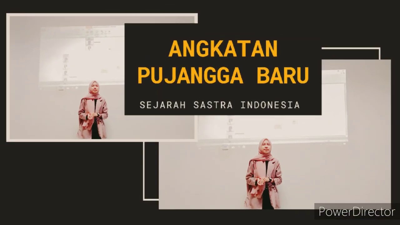 Angkatan Pujangga Baru Sejarah Sastra Indonesia YouTube