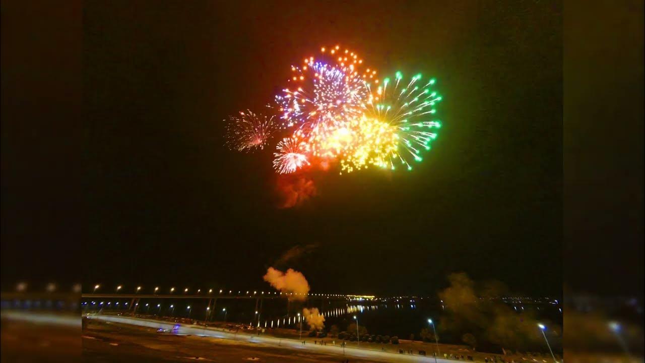 Видео фейерверка на 23 февраля