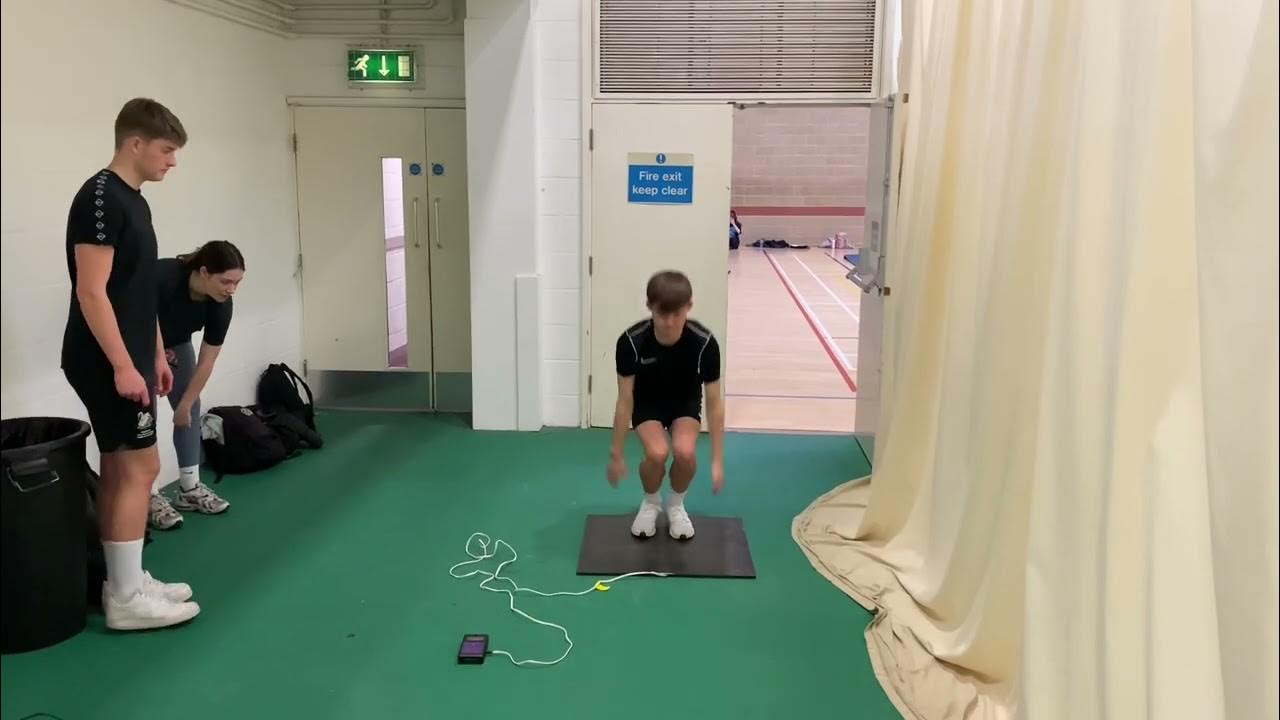 PostTesting Just Jump Mat Plyometric Test Jump 4 Times YouTube