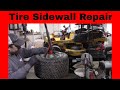 Tractor Tire Sidewall Repair