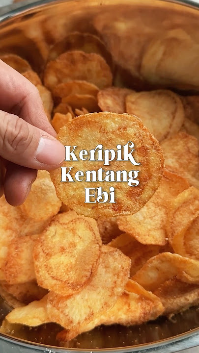 Tips for making super crispy potato chips! Don't forget the addictive shrimp seasoning🤤