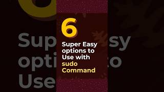 6 Super Easy Options To Use With 'Sudo' Command | Linuxsimply #Shortvideo #Shorts #Short