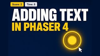 How To Make Game With Phaser JS: text