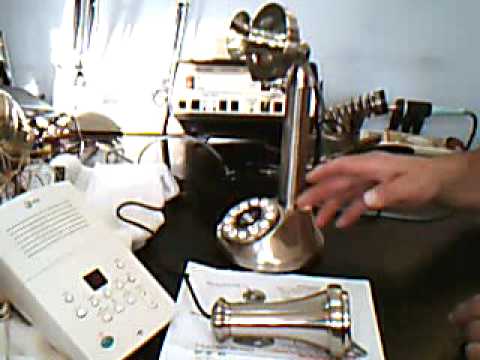 Crosley Candle Stick Telephone Part 1 repair redesign Dennis McDonald www.A1-Telephone 618-235-6959