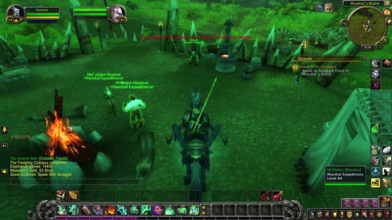 World of Warcraft Horde Quest Guide Speak With Spraggle YouTube