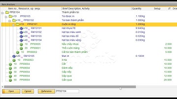 Quản lý định mức sản xuất trong hệ thống ERP SAP Business One