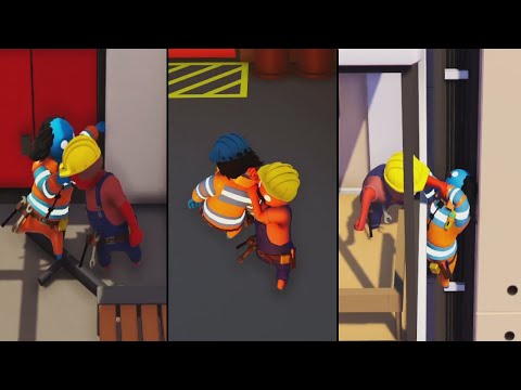 When Construction Workers Fight In Gang Beasts