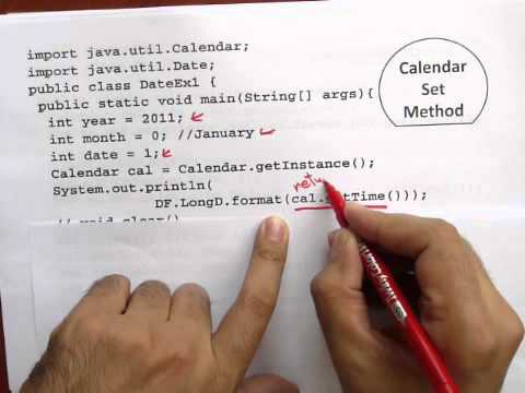 Date And Calendar Part 2 جافا - YouTube