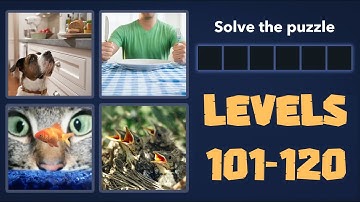 4 Pics 1 Word Levels 101 - 120 Answers