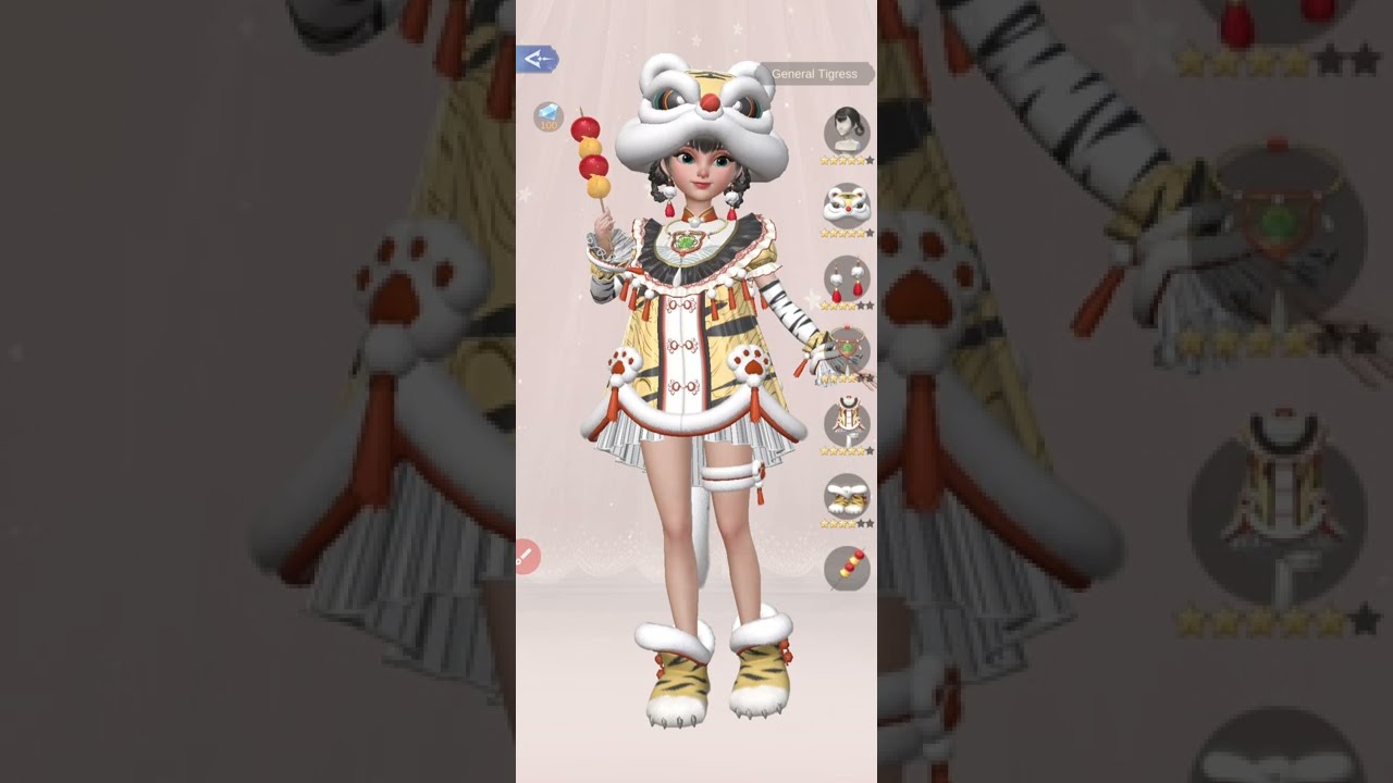 Spring Celebration Timeless Princess | Chinese New year  Tiger Dress Up🤣