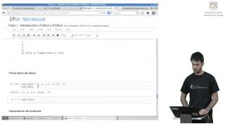 Introducción a Python e IPython - Parte 1.3 - Curso Python para científicos e ingenieros