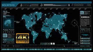 Sci-Fi World Data Monitor Screen