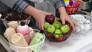 Gourmet Basics by Mikasa Set of 3 Centerpiece Baskets on QVC