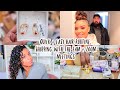 vloggg | quick + easy hair routine, zoom meetings + shopping with the fam