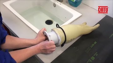 How to test Electricians Gloves Class 0 For Hybrid and Electric Cars Pneumatic Glove Testing