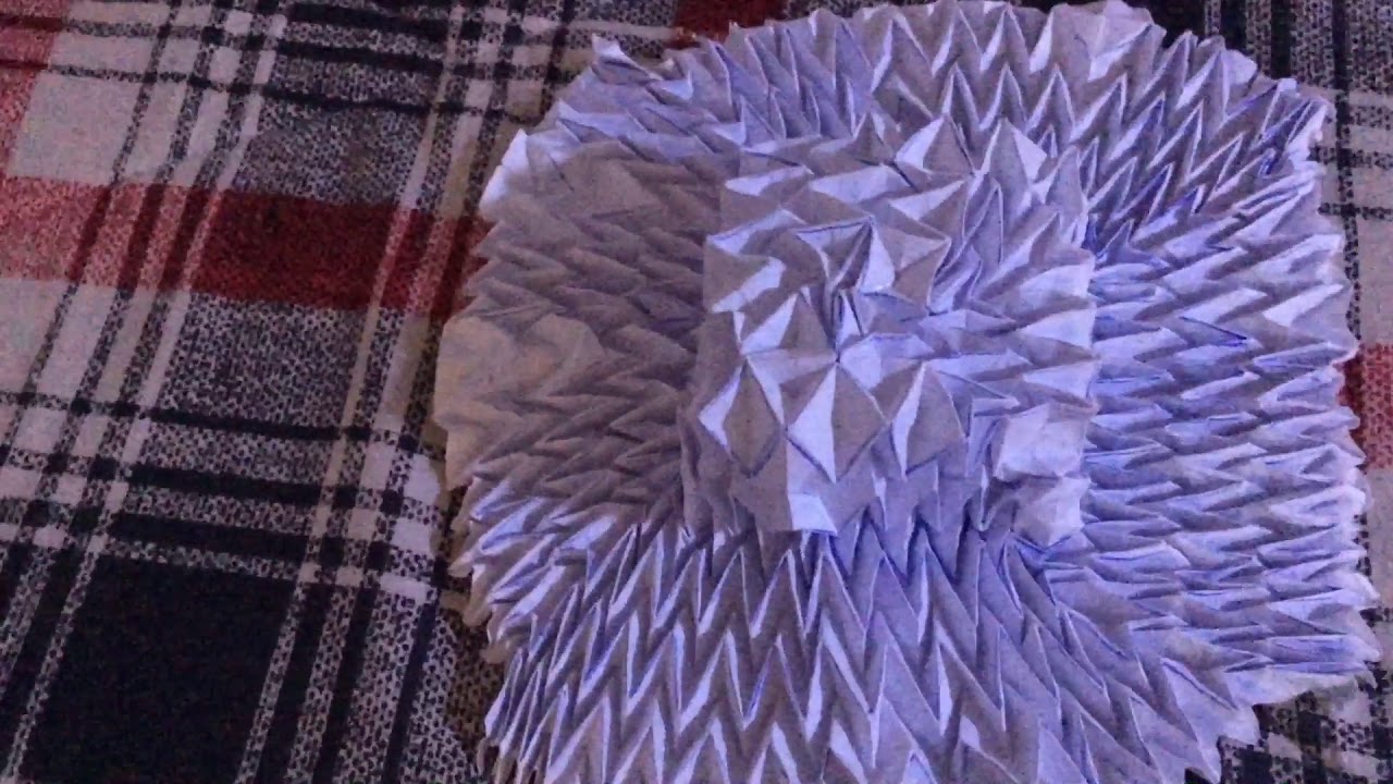 my first irl video+flasher hat demo origami