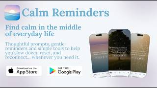 Calm Reminders App: Build a daily habit of calm with simple reminders and reflection screenshot 5