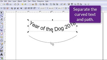 Inkscape - Put text on Path